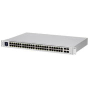 Ubiquiti UniFi USW-48-POE network switch Managed L2 Gigabit Ethernet (10/100/1000) Power over Ethernet (PoE) 1U Stainless steel