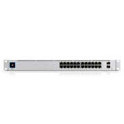 Ubiquiti UniFi Pro 24-Port PoE Managed L2/L3 Gigabit Ethernet (10/100/1000) Power over Ethernet (PoE) 1U Silver