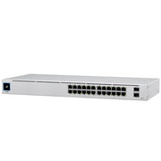 Ubiquiti UniFi 24-Port PoE Managed L2/L3 Gigabit Ethernet (10/100/1000) Power over Ethernet (PoE) 1U Silver